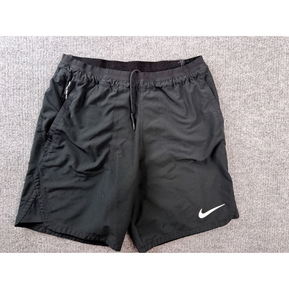 Nike Pro Dri-FIT Shorts Mens Medium Black Slim Fit Athletic Gym Training Running